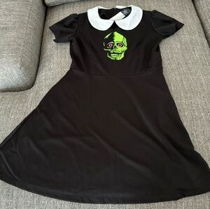 NWT! Sourpuss Ghoul Trouble Skeleton Skater Dress